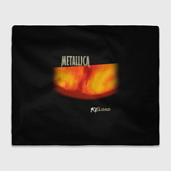 Плед флисовый Metallica ReLoad, цвет: 3D-велсофт
