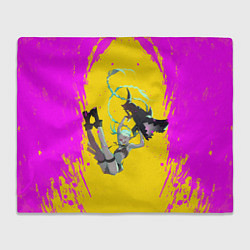 Плед флисовый Летящая Джинкс, цвет: 3D-велсофт