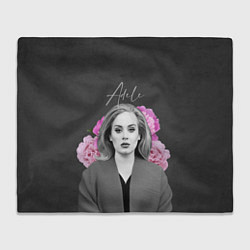 Плед флисовый Flowers Adele, цвет: 3D-велсофт