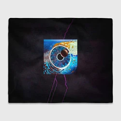 Плед флисовый P U L S E - Pink Floyd, цвет: 3D-велсофт