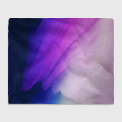 Плед флисовый Волновой Градиент, цвет: 3D-велсофт