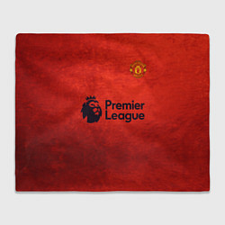 Плед флисовый MU Manchester United MU, цвет: 3D-велсофт