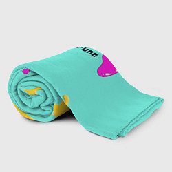 Плед флисовый Deltarune - Подтёки, цвет: 3D-велсофт — фото 2