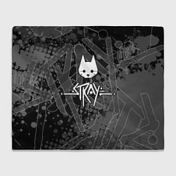 Плед флисовый Stray кот бродяга, цвет: 3D-велсофт