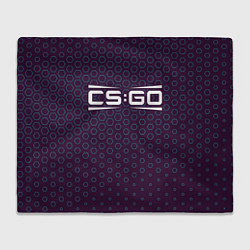 Плед флисовый CS GO Графика, цвет: 3D-велсофт