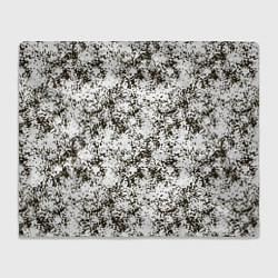 Плед флисовый Зимний Камуфляж цифра, цвет: 3D-велсофт