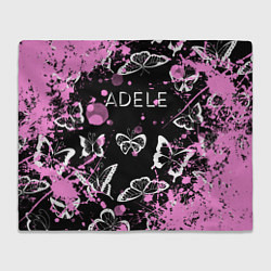 Плед флисовый Adele - Бабочки, цвет: 3D-велсофт