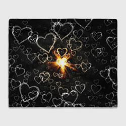 Плед флисовый Star in the Heart, цвет: 3D-велсофт