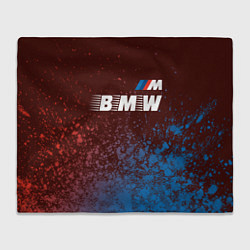 Плед флисовый БМВ BMW - Краски, цвет: 3D-велсофт