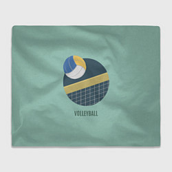 Плед флисовый Volleyball Спорт, цвет: 3D-велсофт