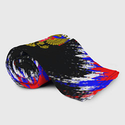 Плед флисовый Russia Флаг с Гербом, цвет: 3D-велсофт — фото 2