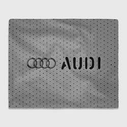 Плед флисовый AUDI Audi Графика, цвет: 3D-велсофт