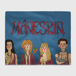 Плед флисовый Манескин art, цвет: 3D-велсофт
