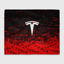 Плед флисовый Tesla sport red, цвет: 3D-велсофт