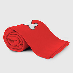 Плед флисовый Кит с сердечком, цвет: 3D-велсофт — фото 2