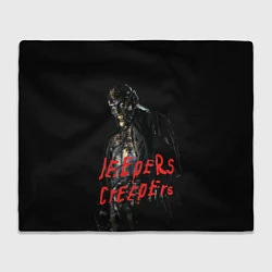 Плед флисовый Джиперс Криперс - жуткий монстр, цвет: 3D-велсофт