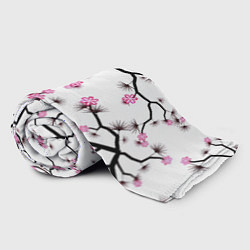 Плед флисовый Цветущий шиповник, цвет: 3D-велсофт — фото 2