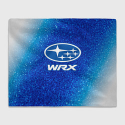 Плед флисовый SUBARU WRX Шум, цвет: 3D-велсофт