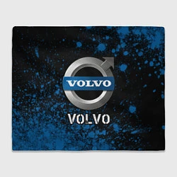Плед флисовый ВОЛЬВО Volvo Арт, цвет: 3D-велсофт