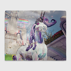 Плед флисовый Tiny Tinas Wonderlands Unicorn, цвет: 3D-велсофт