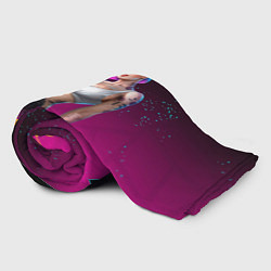 Плед флисовый Judy Cyberpunk2077, цвет: 3D-велсофт — фото 2