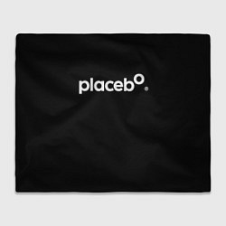 Плед флисовый Плацебо Логотип, цвет: 3D-велсофт