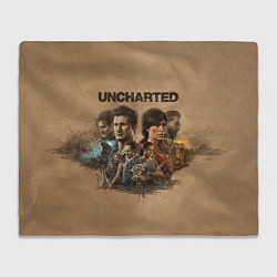 Плед флисовый Uncharted Анчартед, цвет: 3D-велсофт