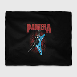 Плед флисовый PANTERA гитара, цвет: 3D-велсофт