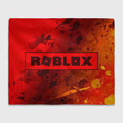 Плед флисовый ROBLOX Брызги 2, цвет: 3D-велсофт