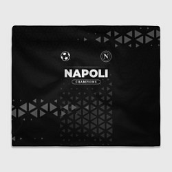 Плед флисовый Napoli Форма Champions, цвет: 3D-велсофт