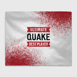 Плед флисовый Quake Ultimate, цвет: 3D-велсофт