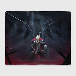 Плед флисовый V Rising King, цвет: 3D-велсофт