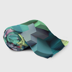 Плед флисовый GEOMETRIC SHAPES, цвет: 3D-велсофт — фото 2
