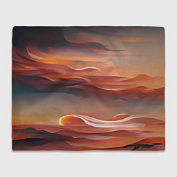 Плед флисовый Буря в пустыне, цвет: 3D-велсофт