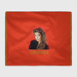 Плед флисовый Звёзды 80-х Sandra, цвет: 3D-велсофт