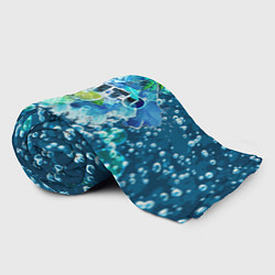 Плед флисовый Мохито - газировка, цвет: 3D-велсофт — фото 2