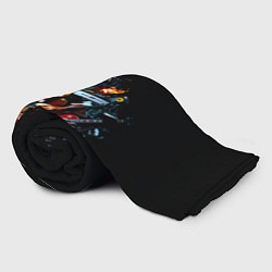 Плед флисовый Acoustic & Drive - Stigmata, цвет: 3D-велсофт — фото 2