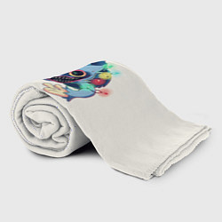 Плед флисовый Хагги Вагги с гирляндой, цвет: 3D-велсофт — фото 2
