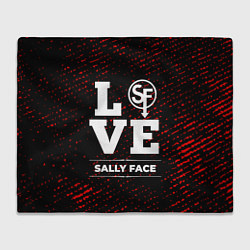 Плед флисовый Sally Face Love Классика, цвет: 3D-велсофт