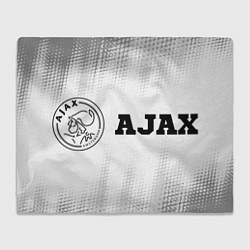 Плед флисовый Ajax Sport - на светлом фоне, цвет: 3D-велсофт