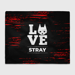 Плед флисовый Stray Love Классика, цвет: 3D-велсофт