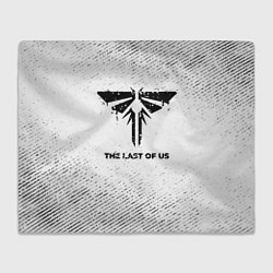 Плед флисовый The Last Of Us с потертостями на светлом фоне, цвет: 3D-велсофт