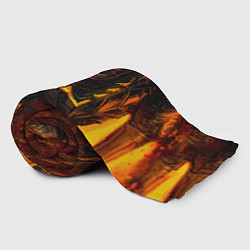 Плед флисовый Берсерк Гатс В Огне, цвет: 3D-велсофт — фото 2