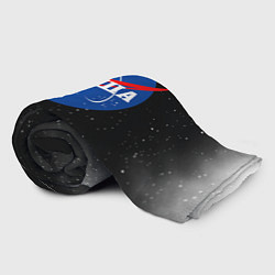 Плед флисовый Маша Наса космос, цвет: 3D-велсофт — фото 2