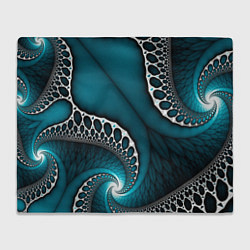 Плед флисовый Странная абстрактная картинка, цвет: 3D-велсофт