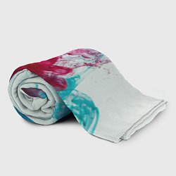 Плед флисовый Абстрактный красочный дым, цвет: 3D-велсофт — фото 2