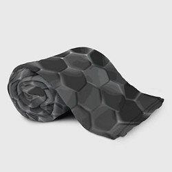 Плед флисовый Черные камни, цвет: 3D-велсофт — фото 2