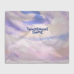 Плед флисовый Tomodachi Game sky clouds, цвет: 3D-велсофт