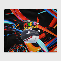 Плед флисовый Cat Bullet Bill - Super mario 3D World - Nintendo, цвет: 3D-велсофт