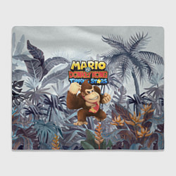 Плед флисовый Mario Donkey Kong - Nintendo - Gorilla, цвет: 3D-велсофт